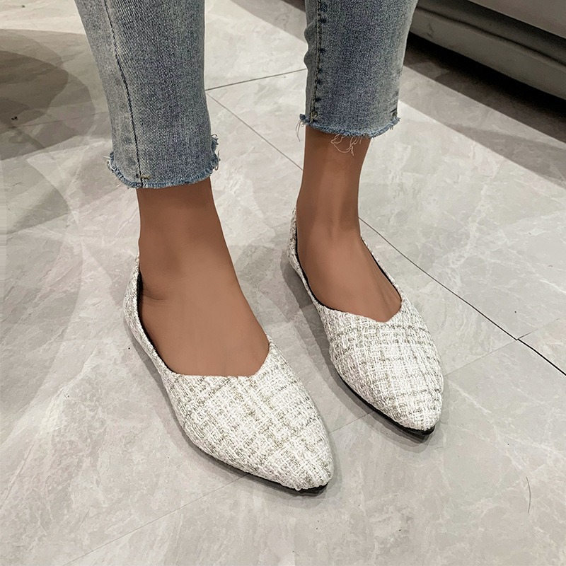 Women Fashion Korean - Tamanho grande único sapato feminino 2025