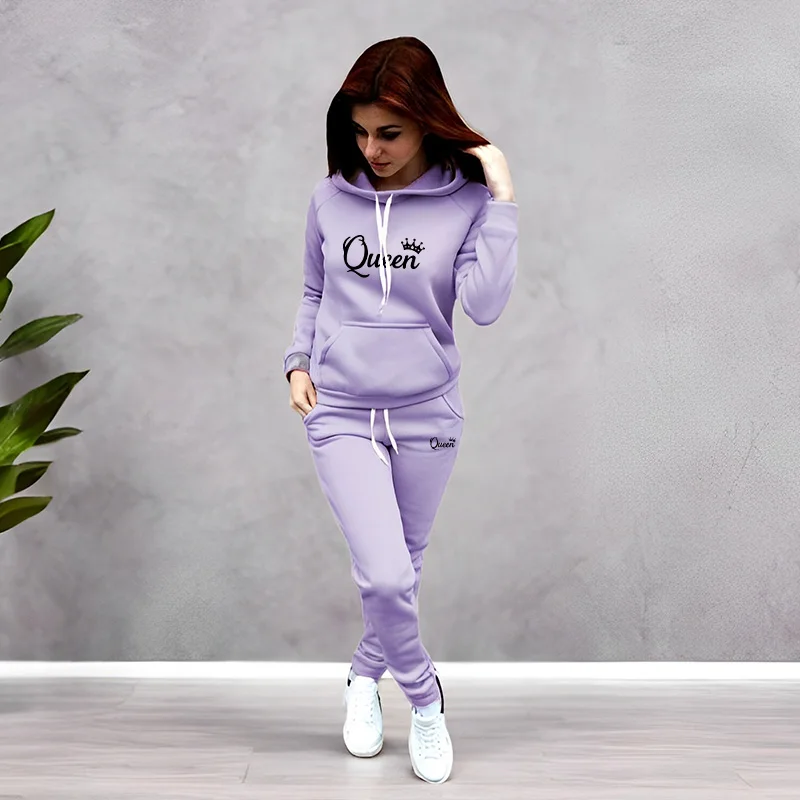 Women'S Fashion Suit - Conjunto de Agasalho Feminino com Estampa