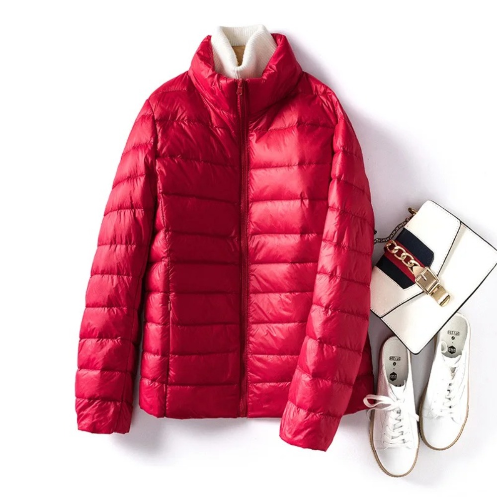 Women'S Fashion Parka - Ultra leve empacotável primavera para baixo