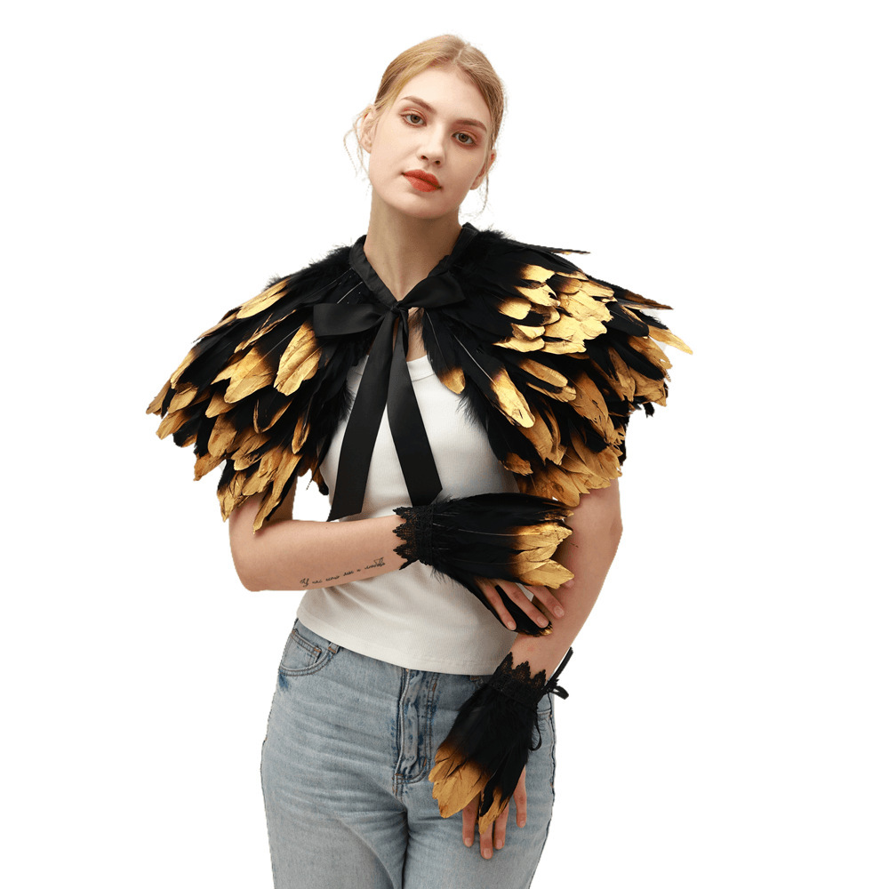 Women'S Fashion Poncho - Steampunk gótico exagera lindo manto de