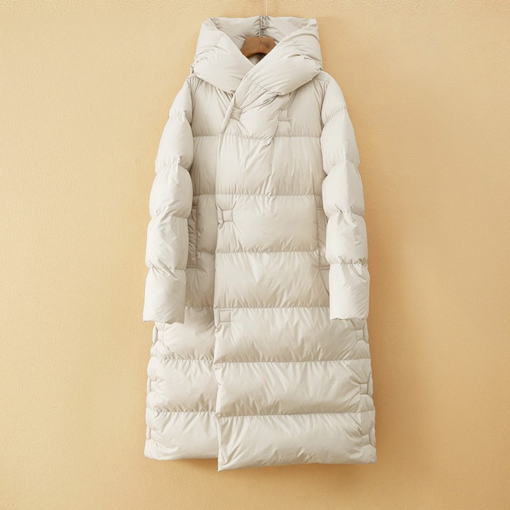 Jaqueta feminina longa com cap - Women'S Fashion Parka avaliação e preço