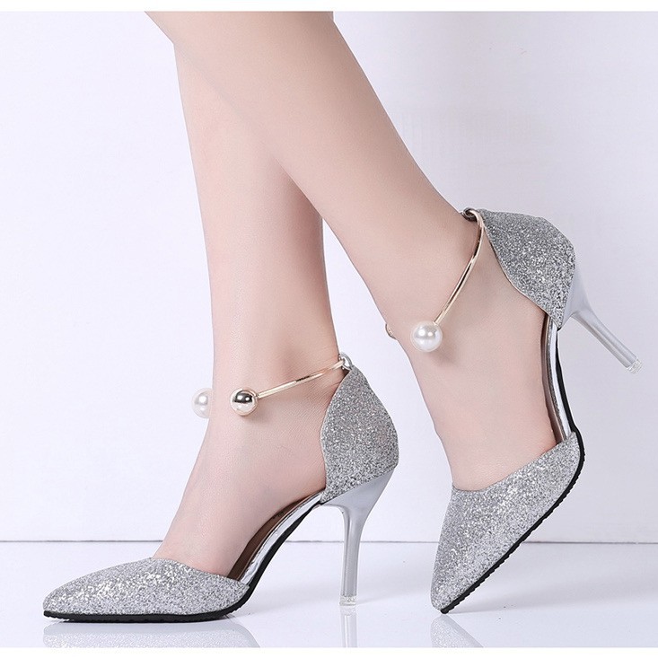 Sandálias de Salto Alto Finas  - Women Fashion Korean avaliação e preço