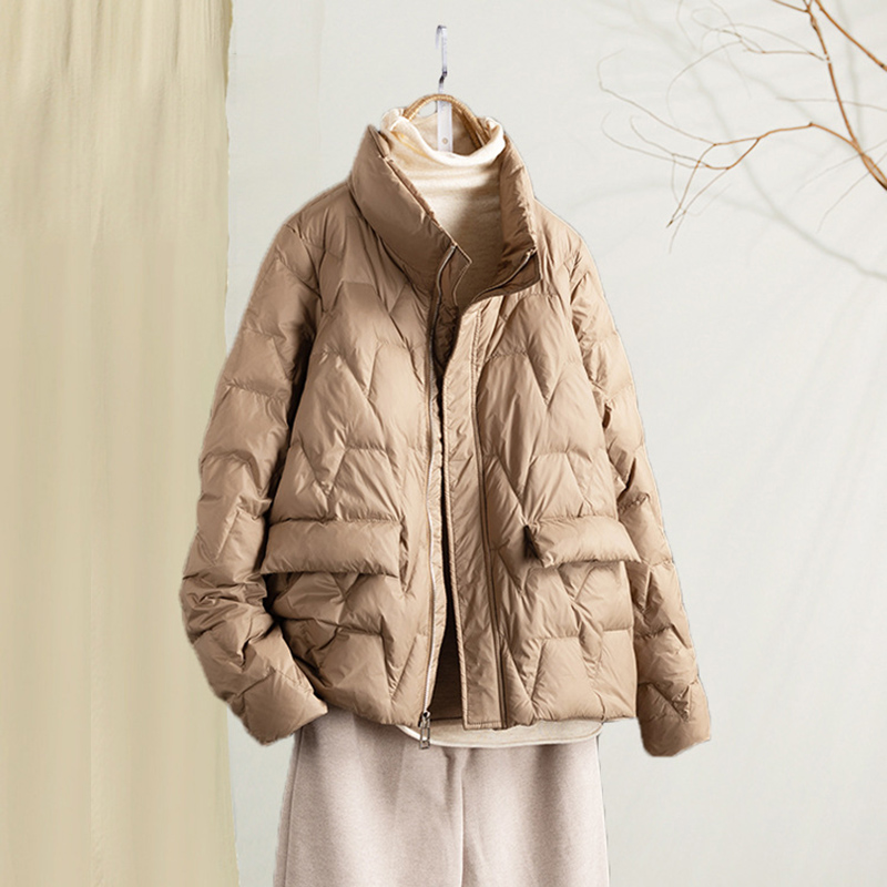 Outono ultra leve fino pato pa - Women'S Fashion Parka avaliação e preço