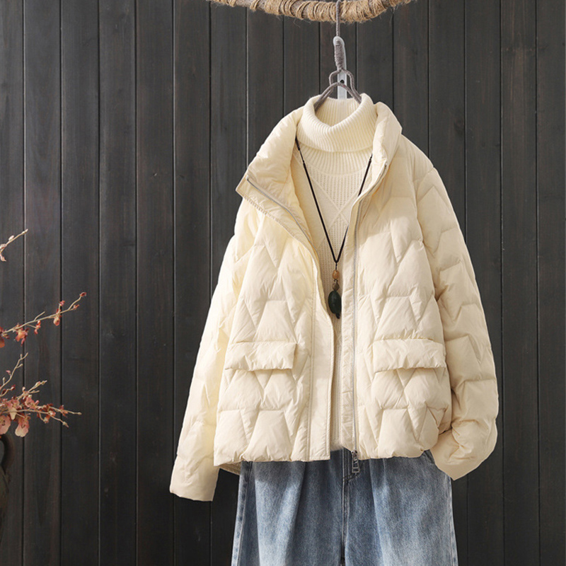 Outono ultra leve fino pato pa - Women'S Fashion Parka avaliação e preço