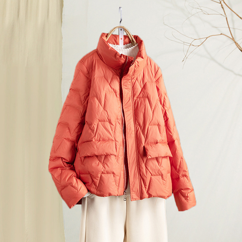Outono ultra leve fino pato pa - Women'S Fashion Parka avaliação e preço