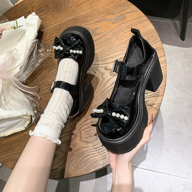 Sapatos Lolita 2026 Pretos com - Women Fashion Trend 2026 avaliação e preço