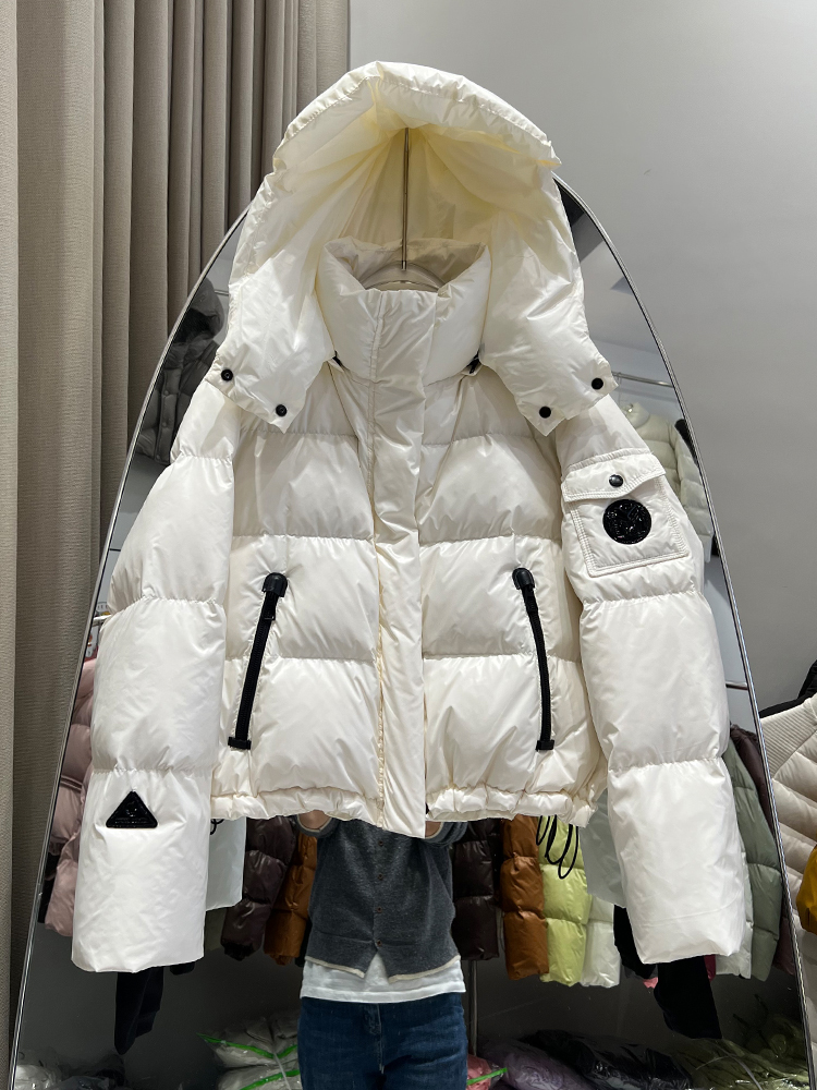 Casaco branco de pato feminino - Women'S Fashion Quilted Jacket avaliação e preço