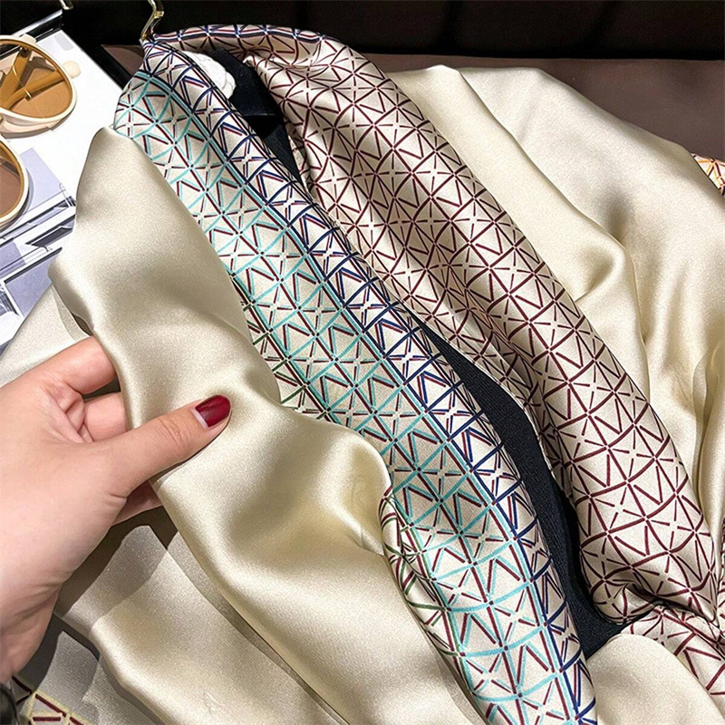 Lenços de seda floral feminino - Women'S Fashion Poncho avaliação e preço