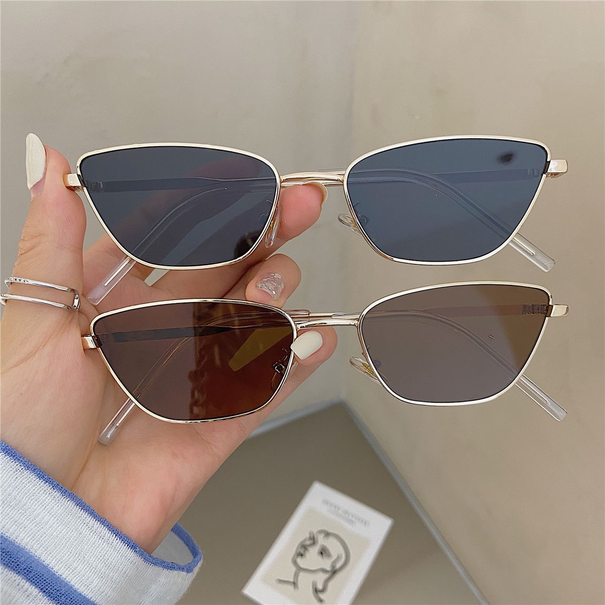 Óculos de Sol Metálicos em For - Women'S Fashion Eyewear avaliação e preço