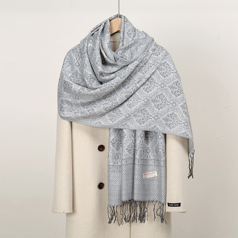 2024 luxo grosso cachecol de c - Women'S Fashion Poncho avaliação e preço