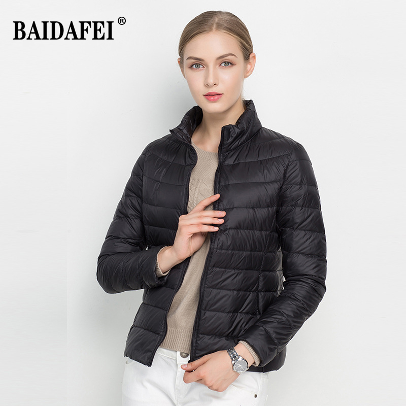 Mulheres jaqueta curta puffer  - Women'S Fashion Parka avaliação e preço