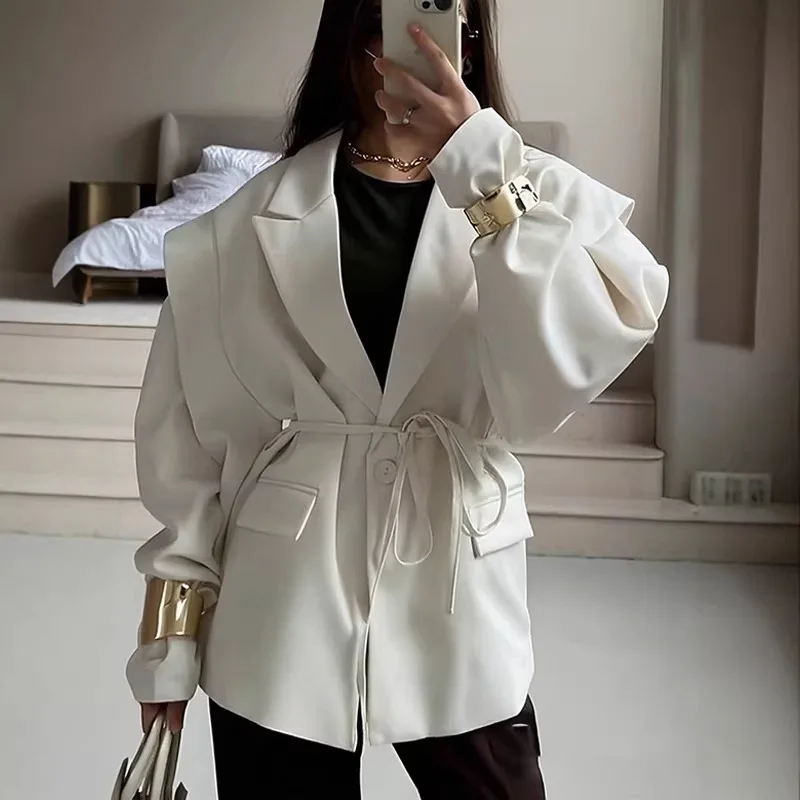 Blazer Oversized Feminino Casu - Women'S Fashion Quilted Jacket avaliação e preço