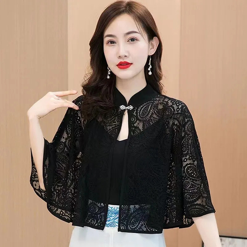 Cardigã Fino de Primavera Verã - Women'S Fashion Poncho avaliação e preço