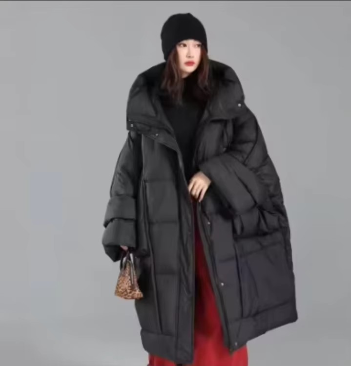 Inverno sólido gola solta para - Women'S Fashion Parka avaliação e preço