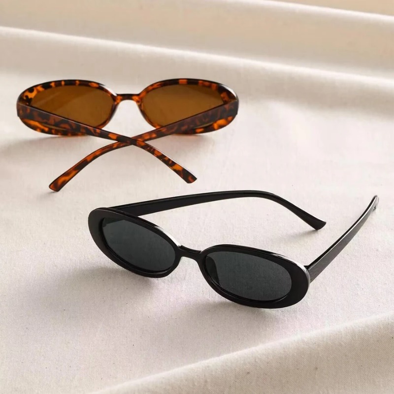 Óculos de sol ovais vintage fe - Women'S Fashion Eyewear avaliação e preço
