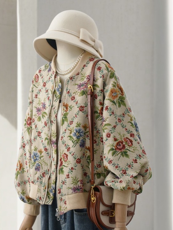 Jaqueta Estilo Baseball com Bo - Women'S Fashion Quilted Jacket avaliação e preço