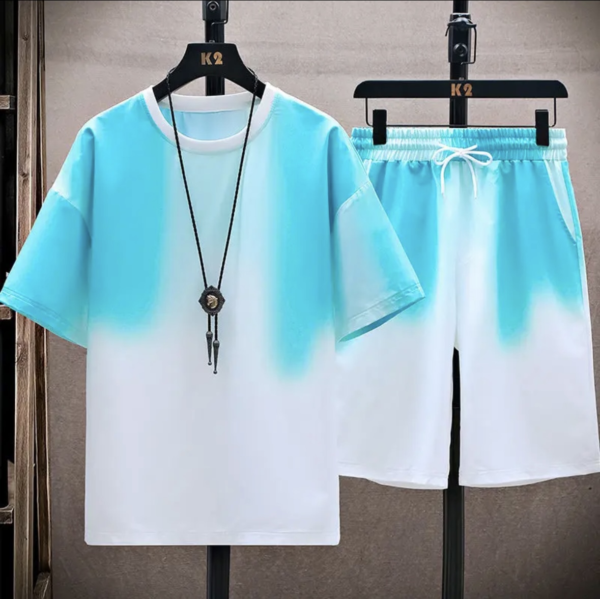 Novo conjunto de verão em seda - Women Fashion Korean avaliação e preço